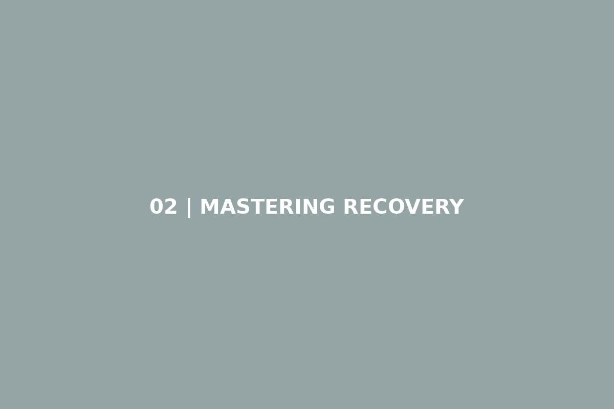 Mastering Recovery: The Science Behind the Perfect Touch
