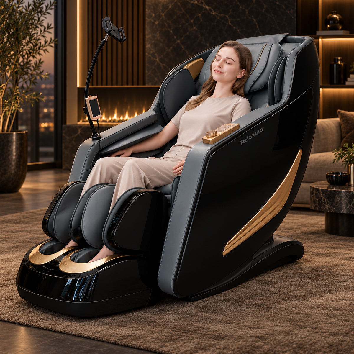 Relaxbro MX650 按摩椅 | 熱敷療法 · 身體掃描
