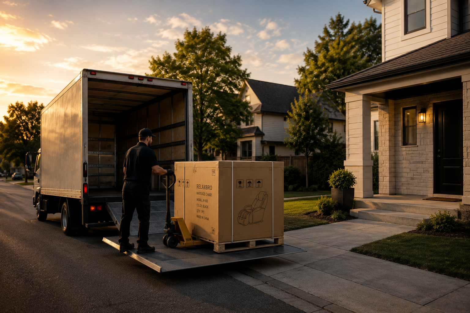 Relaxbro delivery service in the United States
