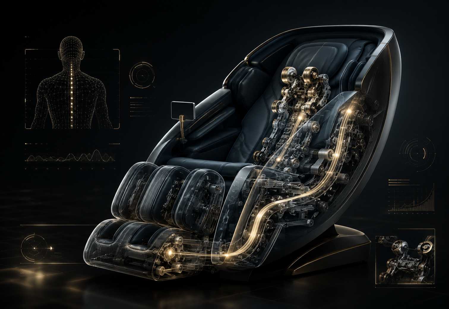 Relaxbro massage chair engineering visual