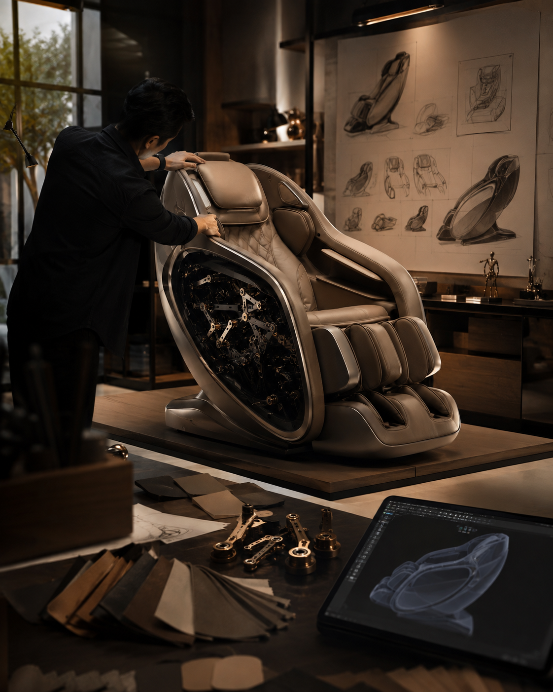 Relaxbro massage chair design studio