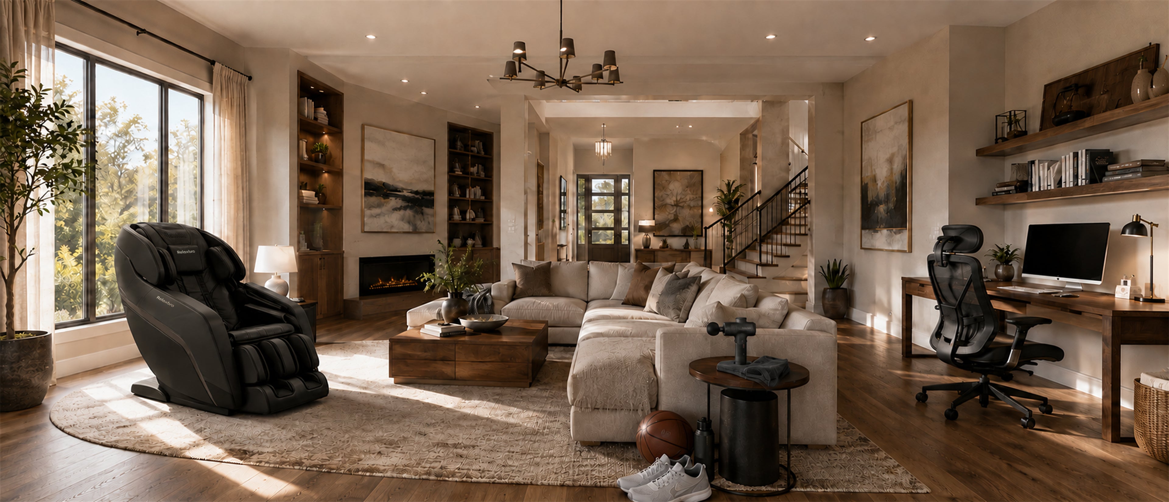 Relaxbro virtual American living room